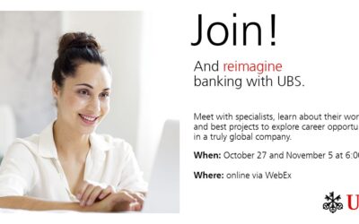 Cykl spotkań online z ekspertami UBS!