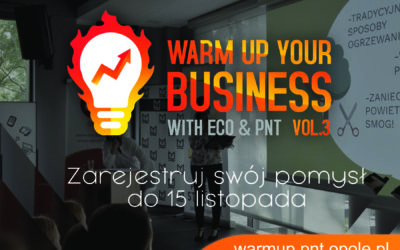 Warm Up Your Business vol. 3: ECO SA i PNT w Opolu szukają pomysłów na biznes związany z energetyką