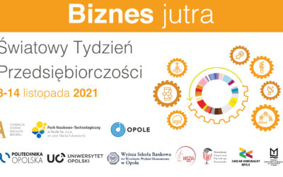 Światowy Tydzień Przedsiębiorczości w Opolu rusza 8. listopada 2021! Poznaj ofertę Uniwersytetu Opolskiego i partnerów wydarzenia